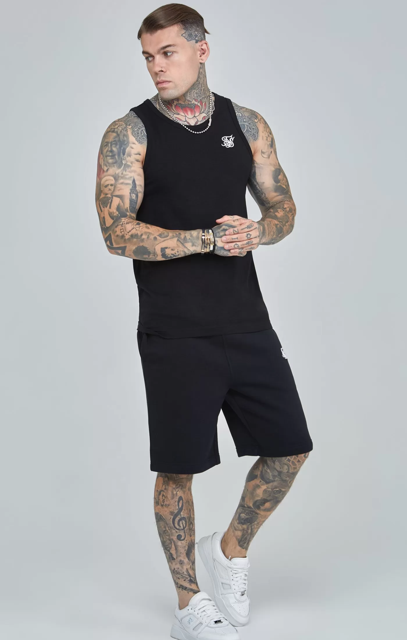 Sale Black Essential Polec Short Szorty