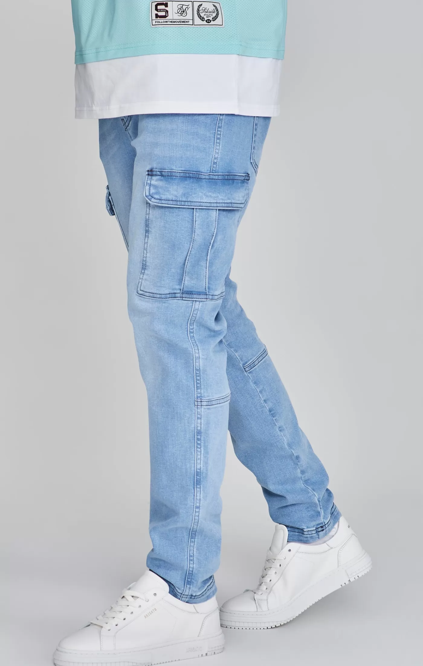 Fashion Dżinsy ładunkowe Dżinsy