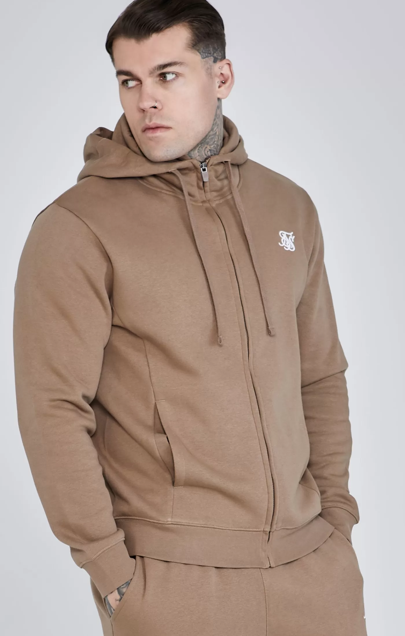 Outlet Essentials Full Zip Bluie Bluzy Z Kapturem