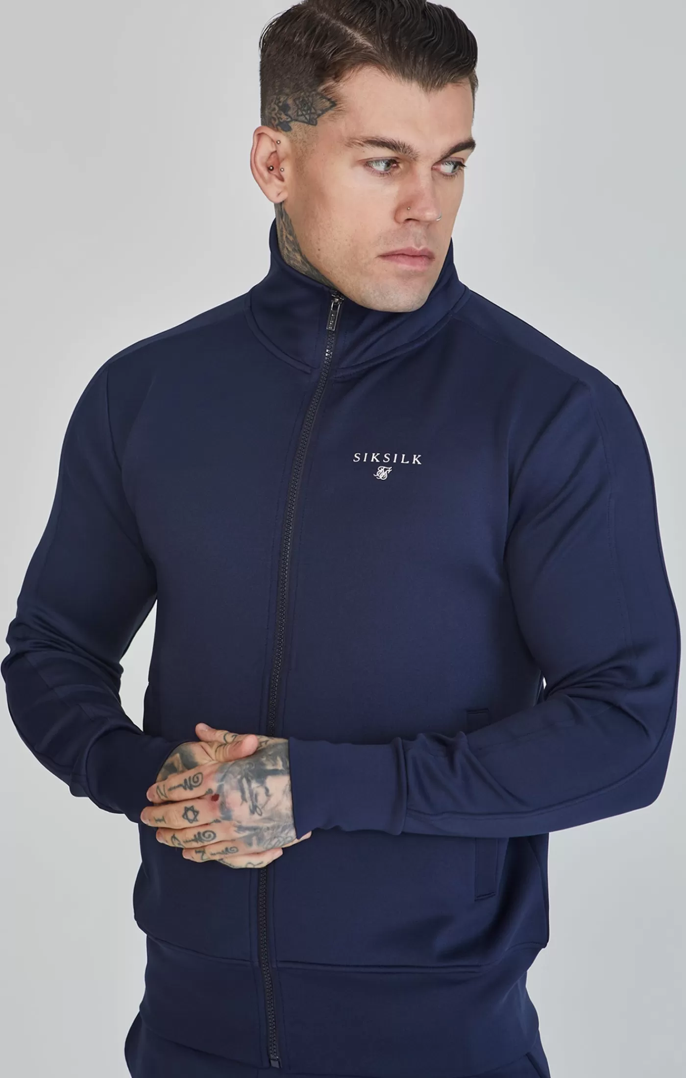 Store Essentials Poly Top Top Track Tops