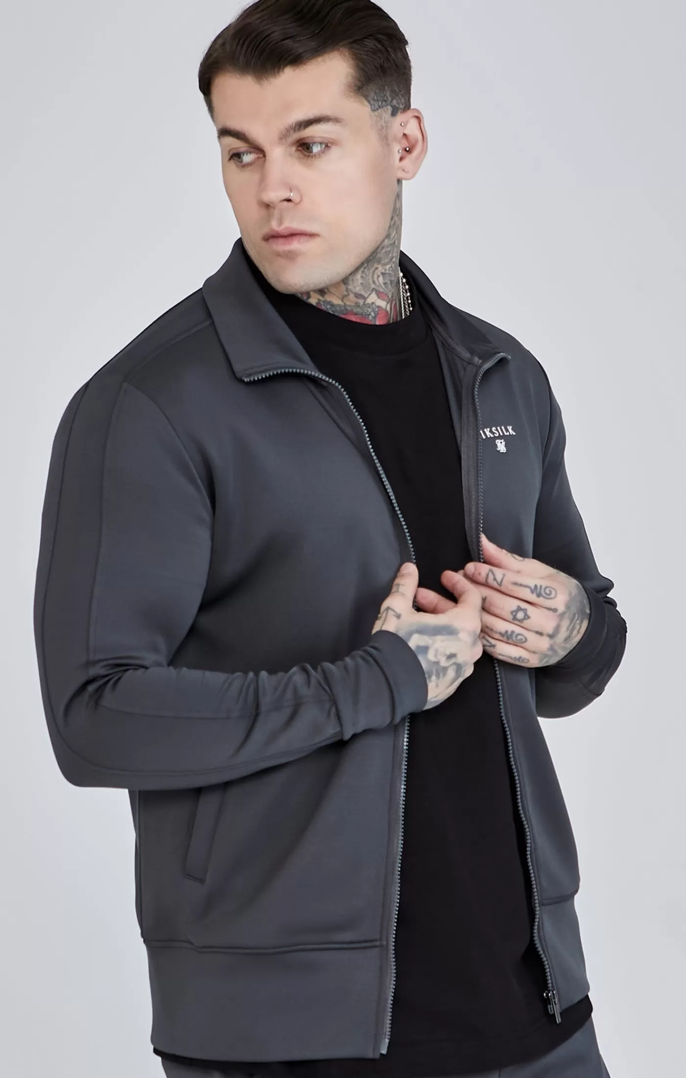 Clearance Essentials Poly Top Top Track Tops