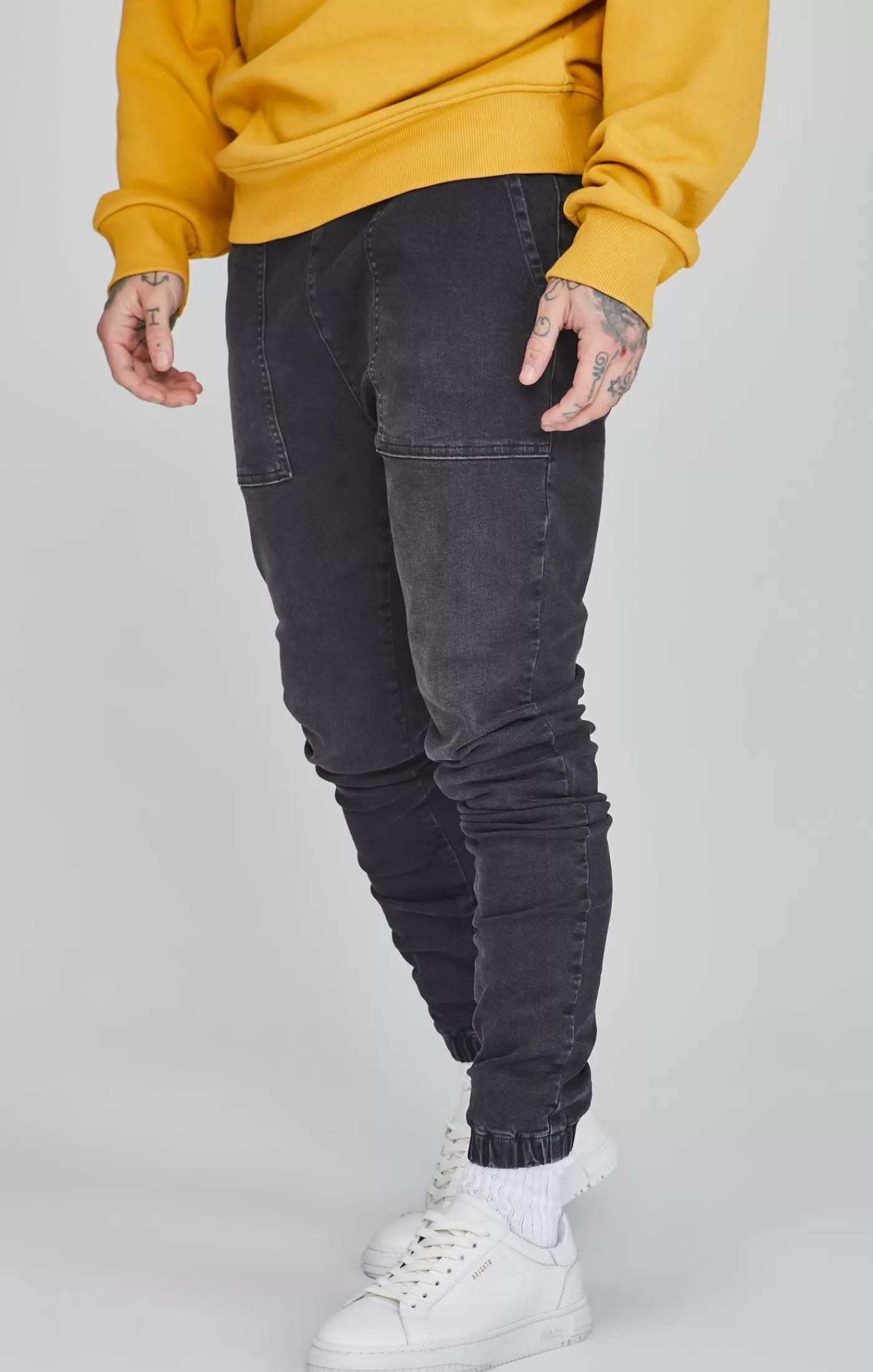Clearance Joggery jeansowe Spodnie Dresowe