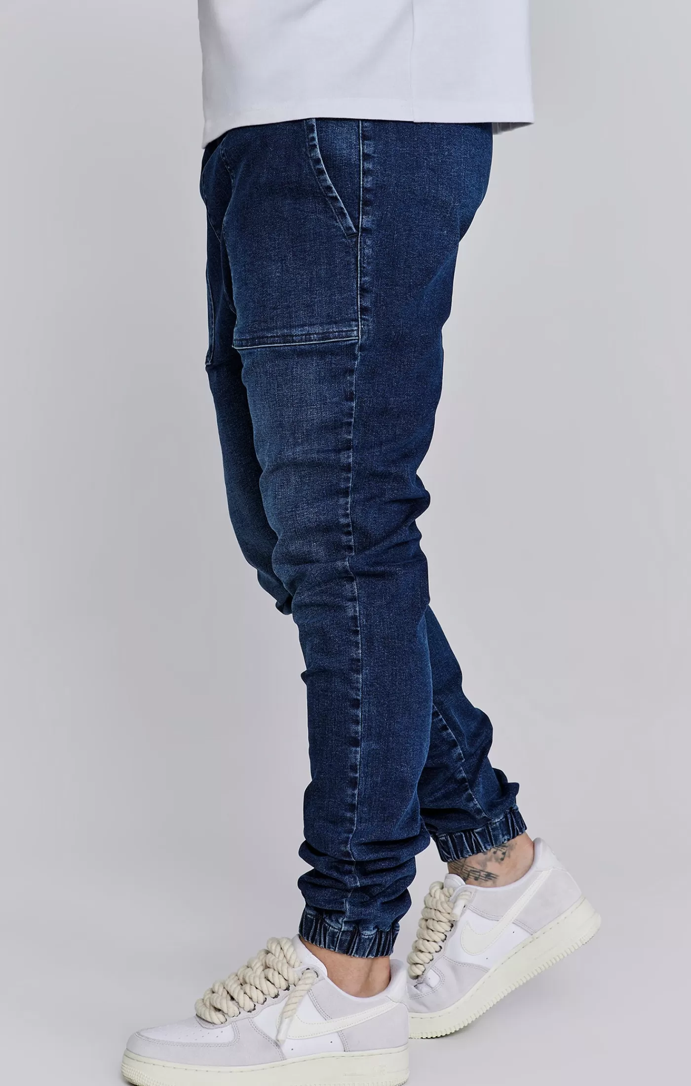 Clearance Joggery jeansowe Spodnie Dresowe