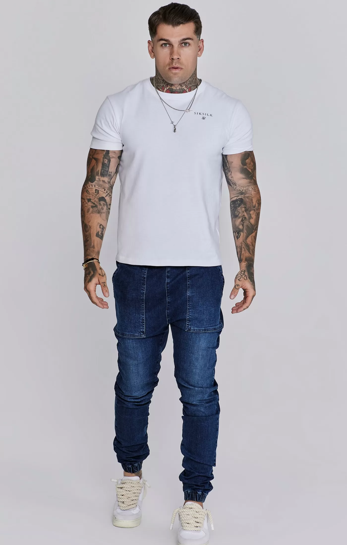 Clearance Joggery jeansowe Spodnie Dresowe