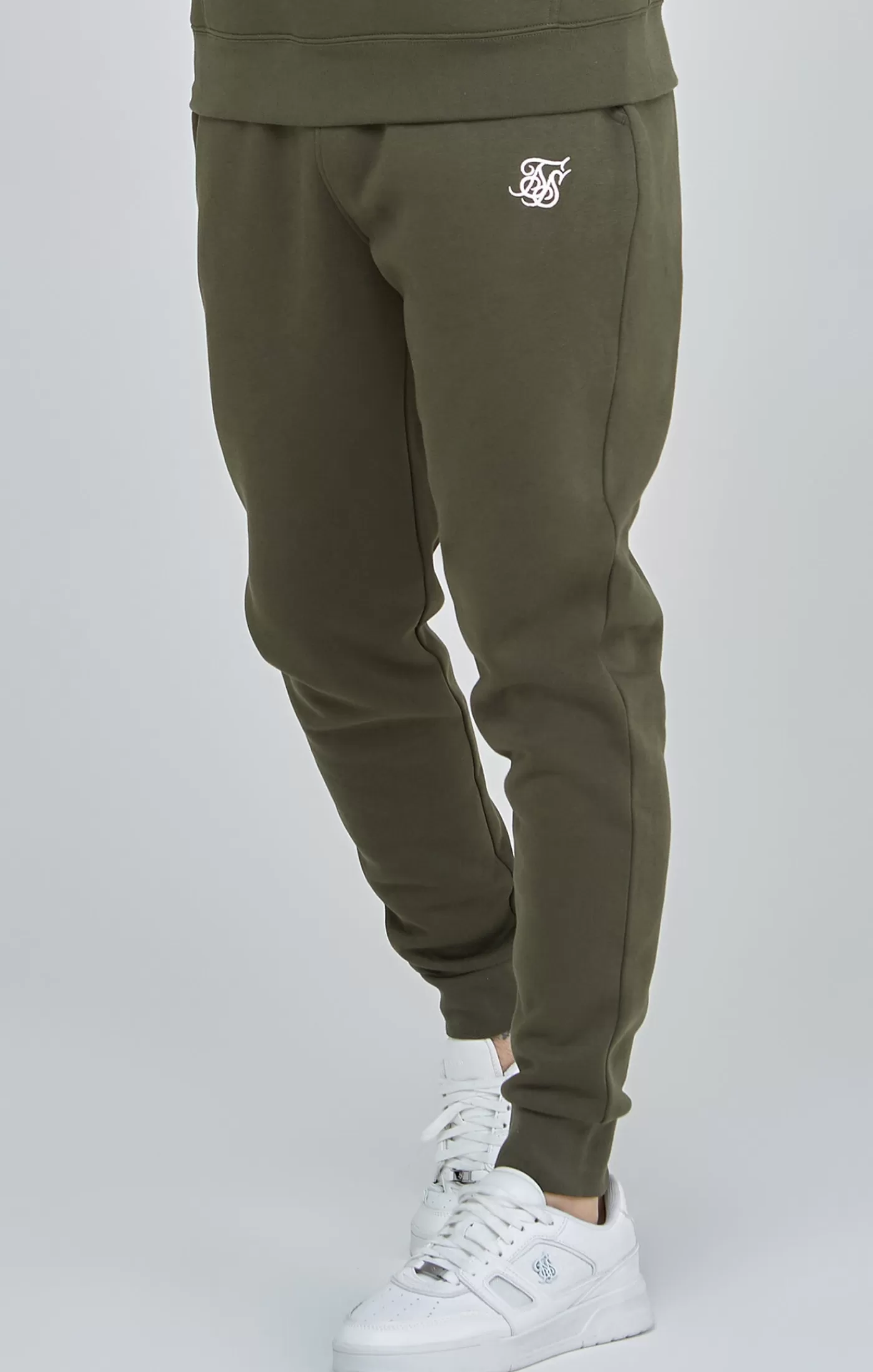 Best Sale Khaki Essential Cuffed Jogger Spodnie Dresowe