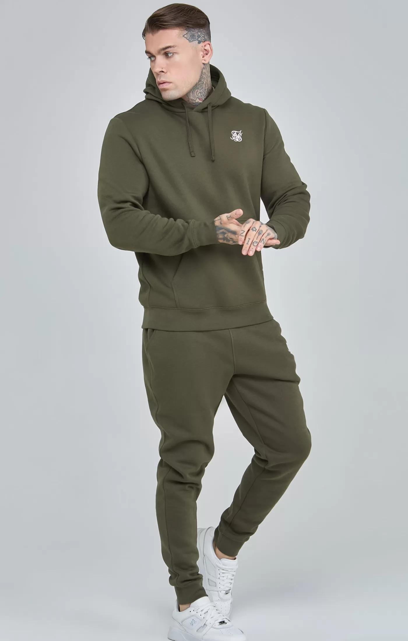 Best Sale Khaki Essential Cuffed Jogger Spodnie Dresowe