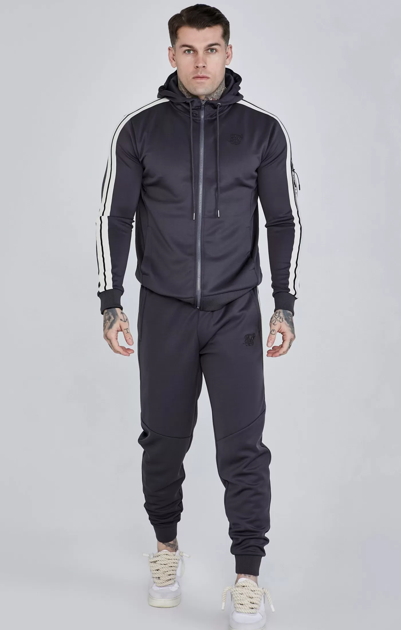Online Pełna bluza z bluzy zip Bluzy Z Kapturem