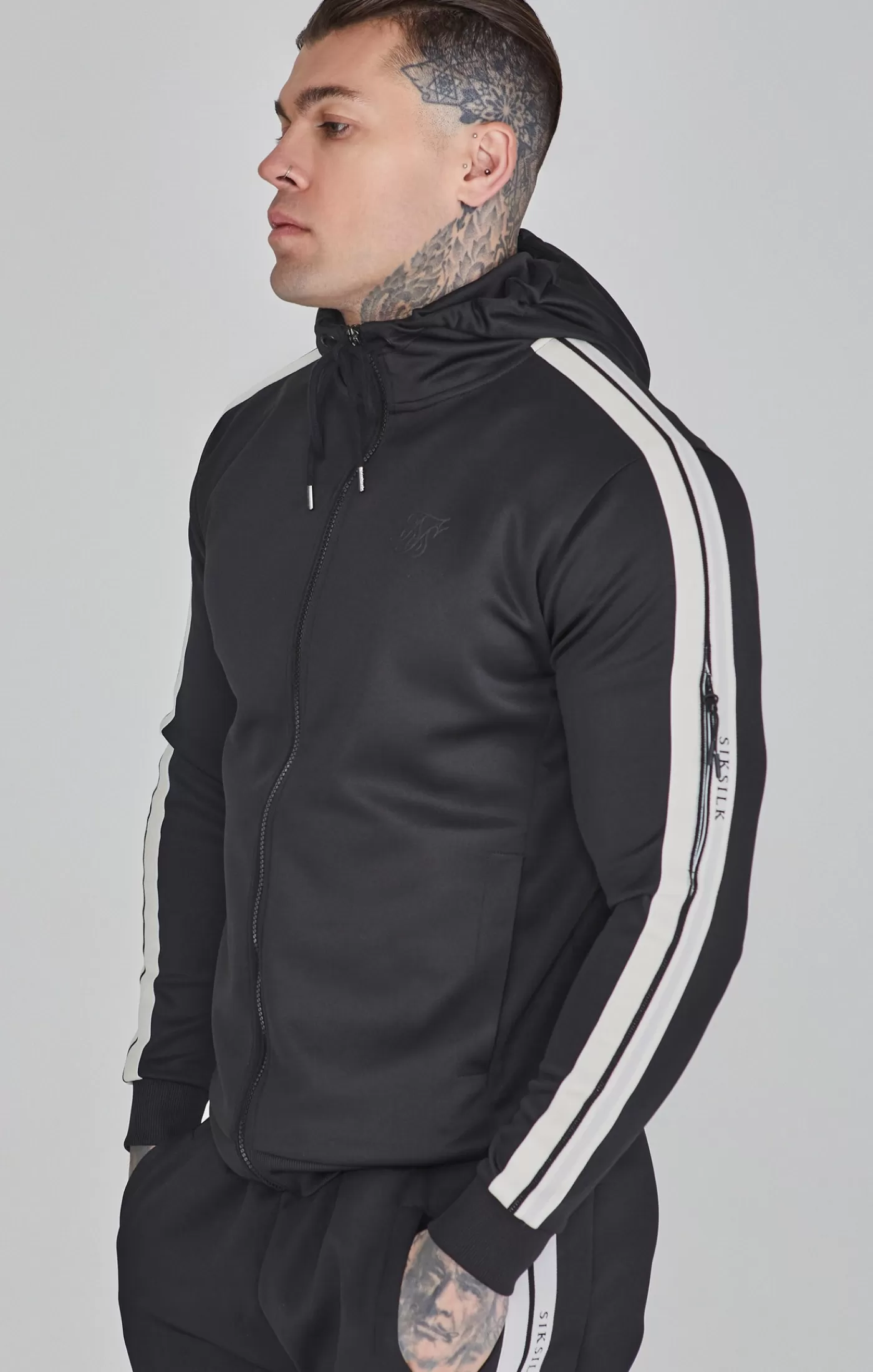 Online Pełna bluza z bluzy zip Bluzy Z Kapturem