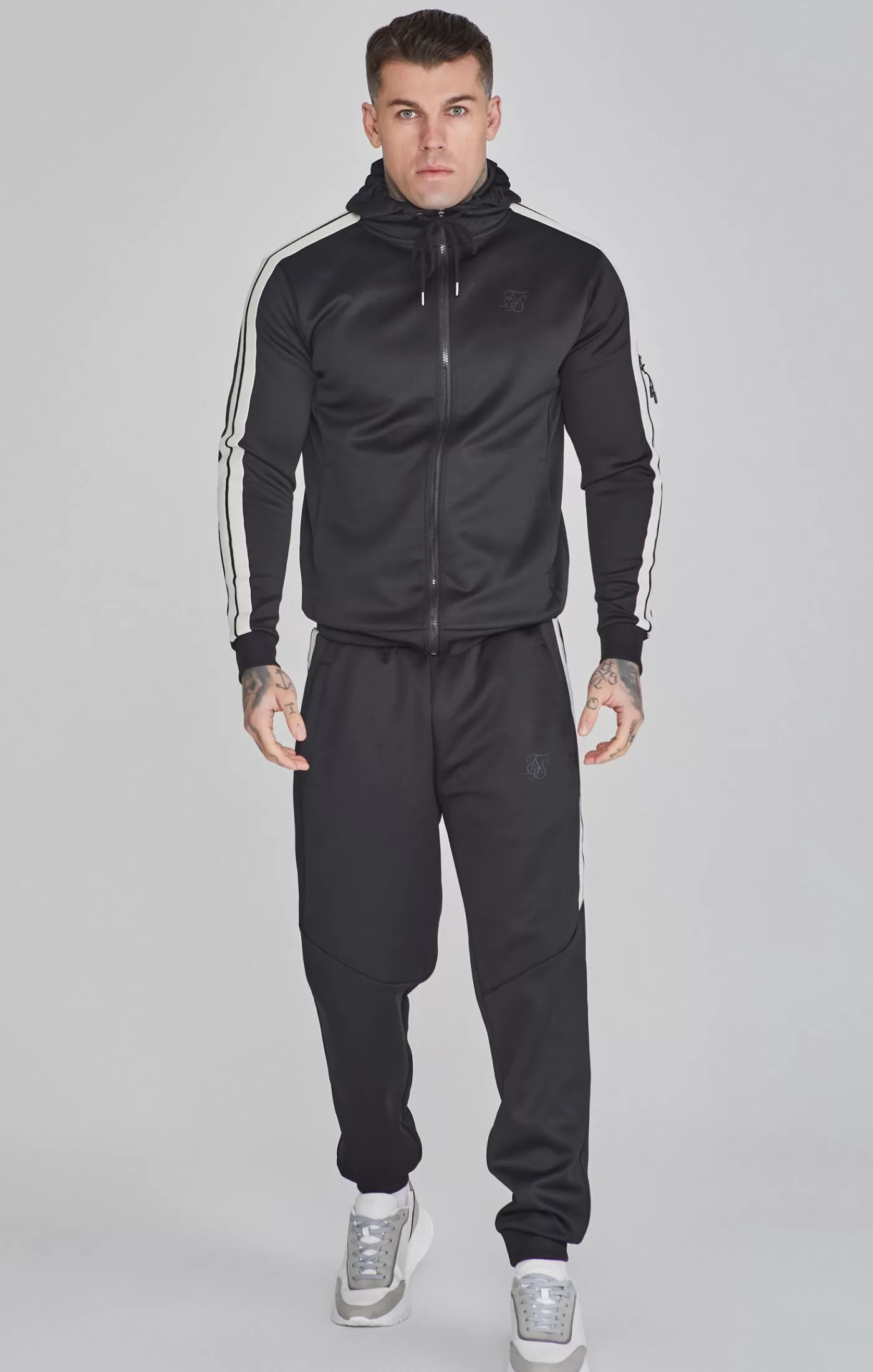 Online Pełna bluza z bluzy zip Bluzy Z Kapturem