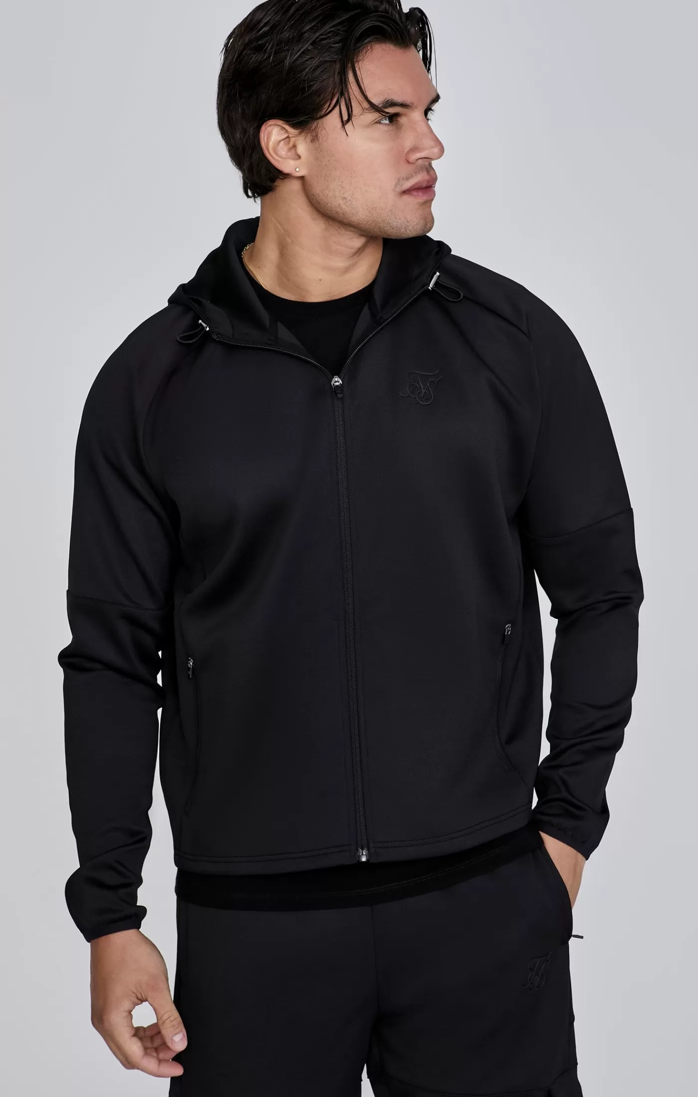 Fashion Pełna bluza z bluzy zip Bluzy Z Kapturem