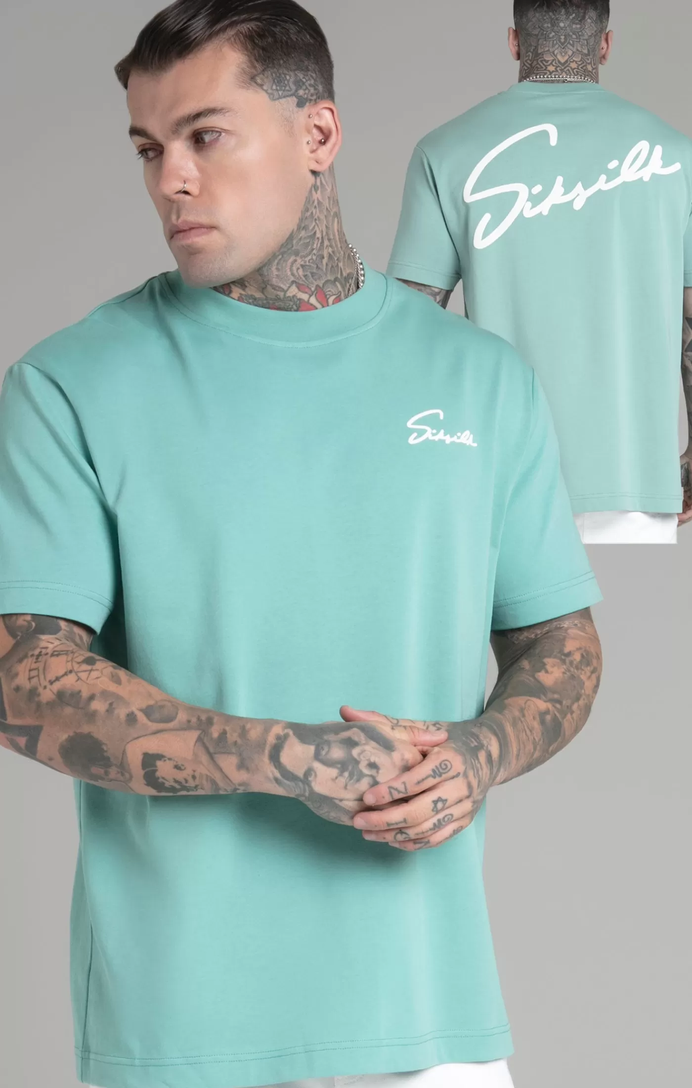 Fashion Skrypt T-shirt Koszulki
