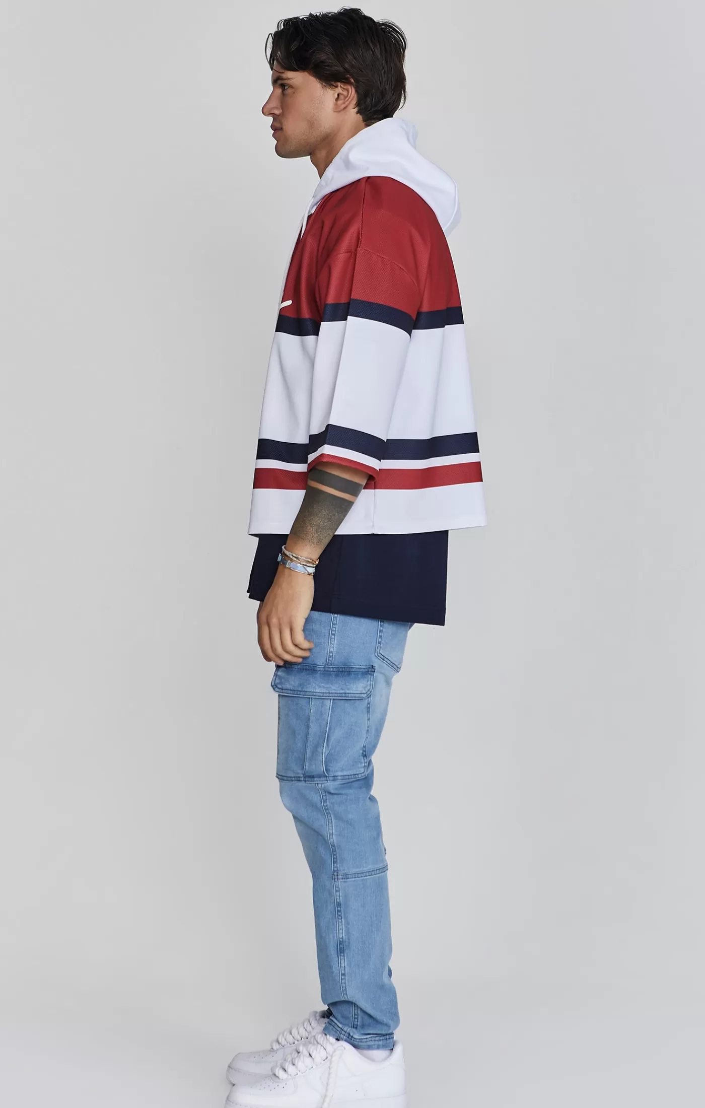 Store Sportowa bluza z kapturem Bluzy Z Kapturem