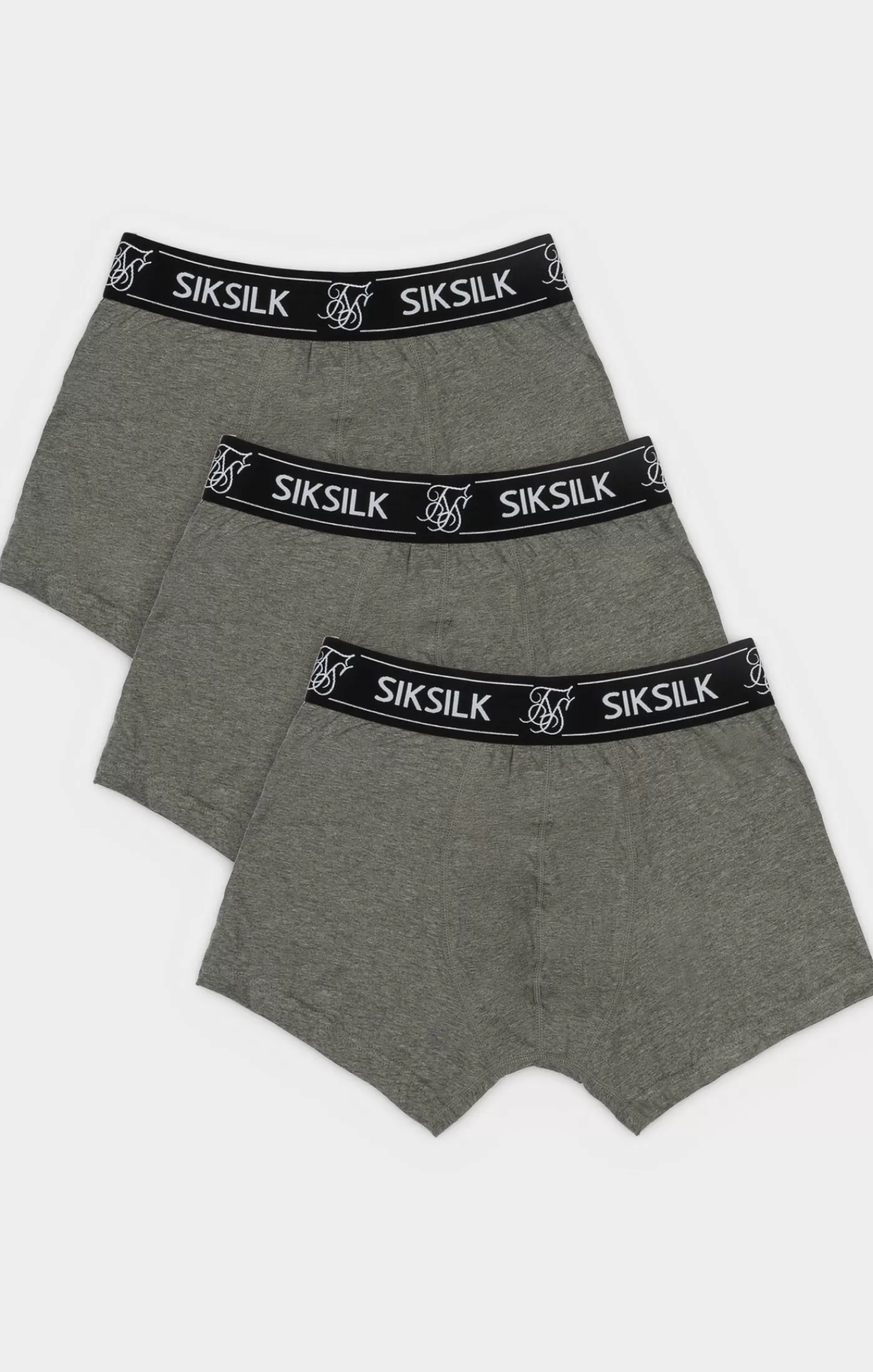 Outlet Szara paczka 3 bokserów Bielizna